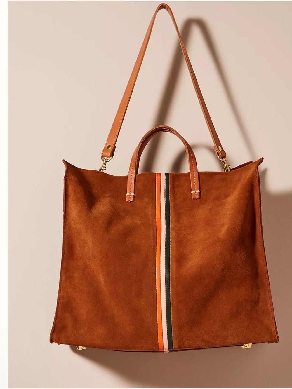 Clare V. Simple Supreme Suede Tote Bag (worn Once)